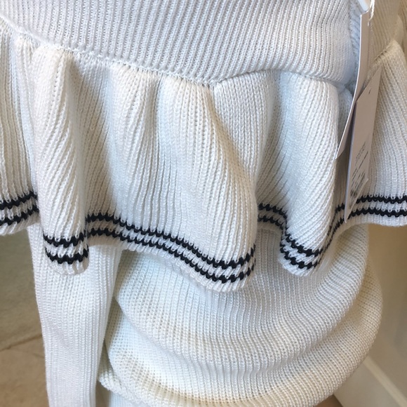 SELF-PORTRAIT off shoulder sweater - Picture 14 of 16